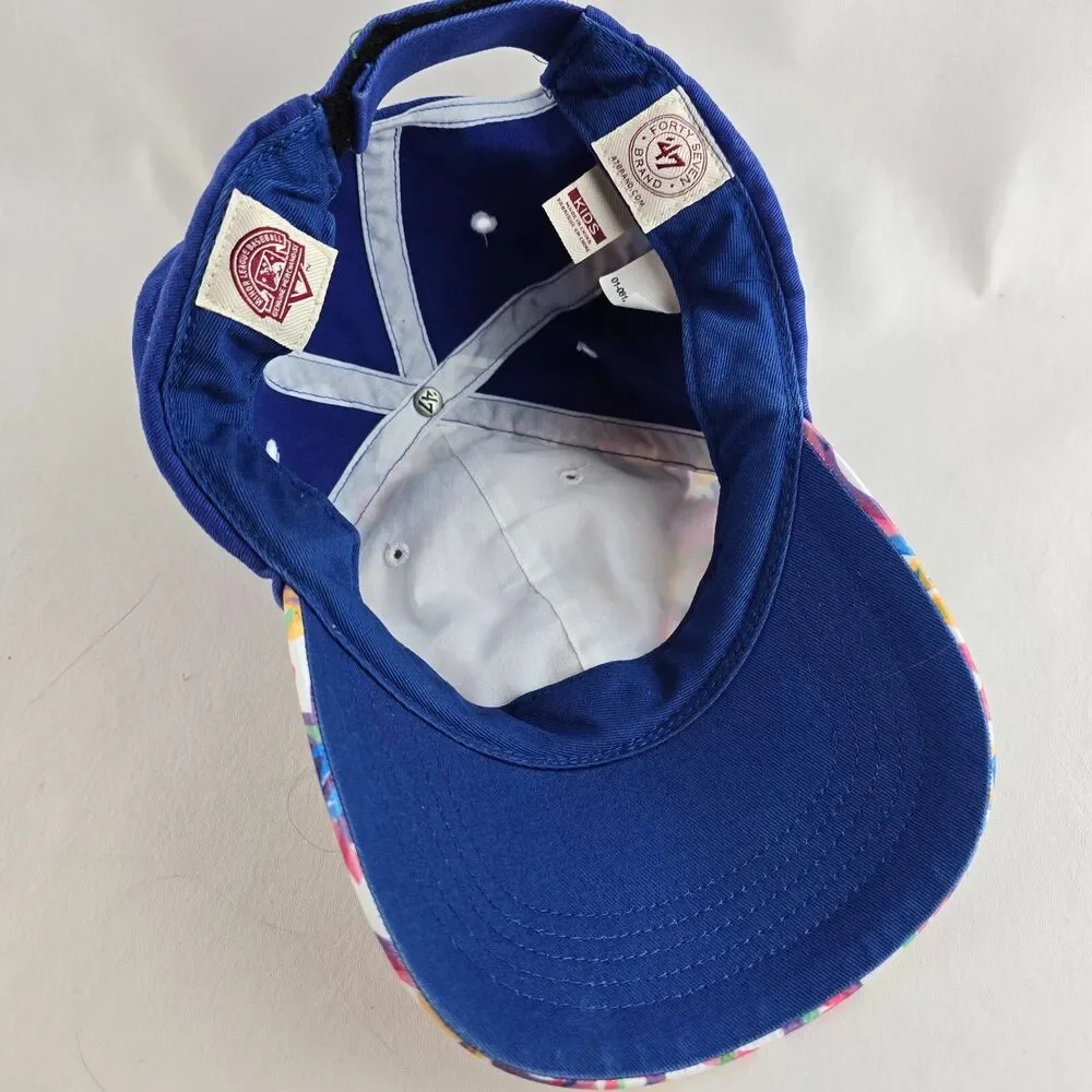 Lake County Captains Hat Kids Blue Strapback Adjustable Youth 47 Brand MiLB